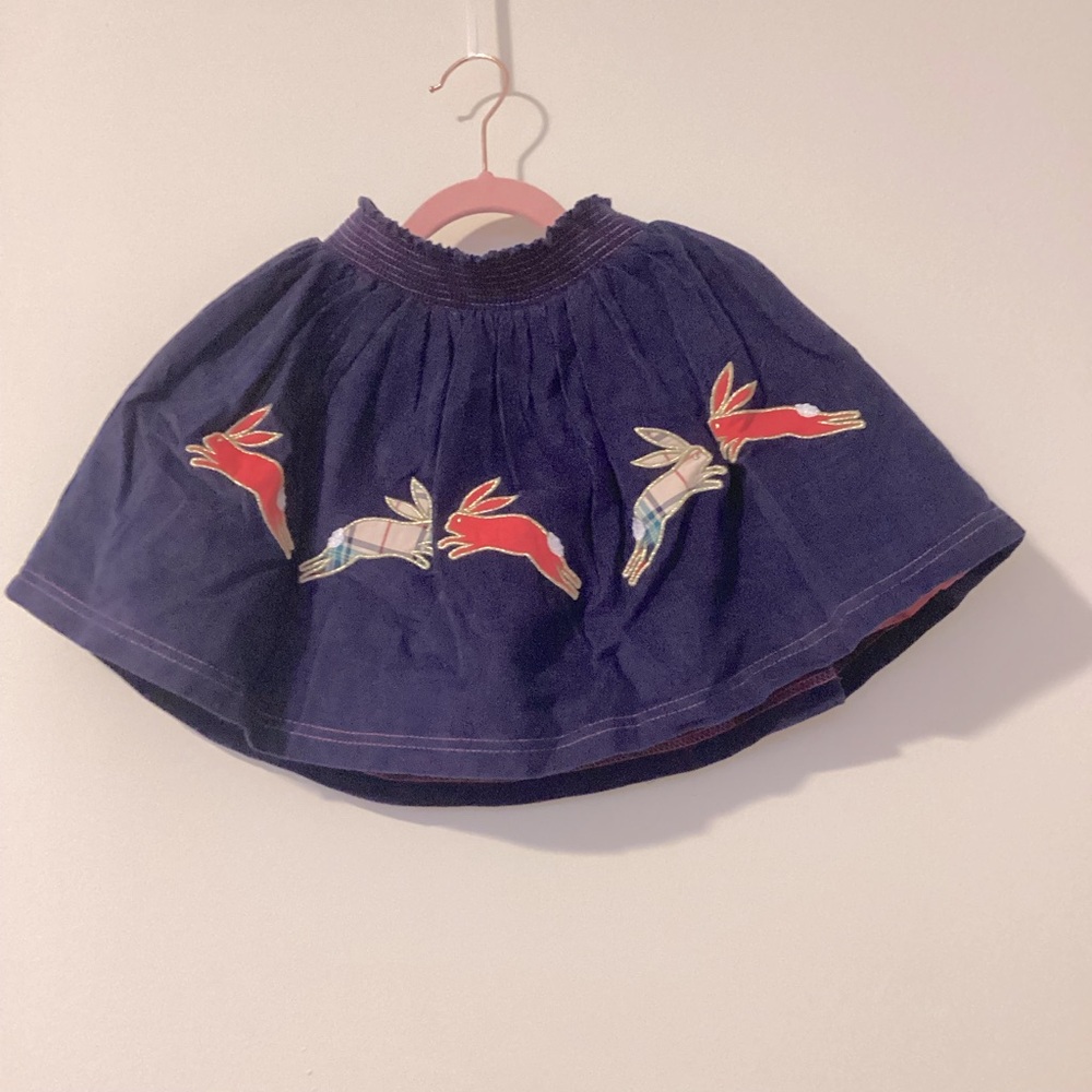 Like new Lily + Sid blue skirt w/ bunny’s